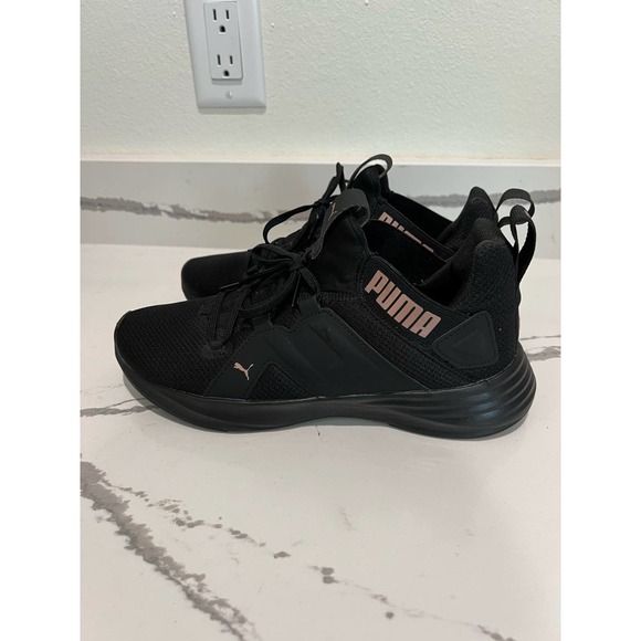 Puma Women's Contempt Demi Cross Trainer - Black/Rose Gold, Size 8 - Picture 4 of 7